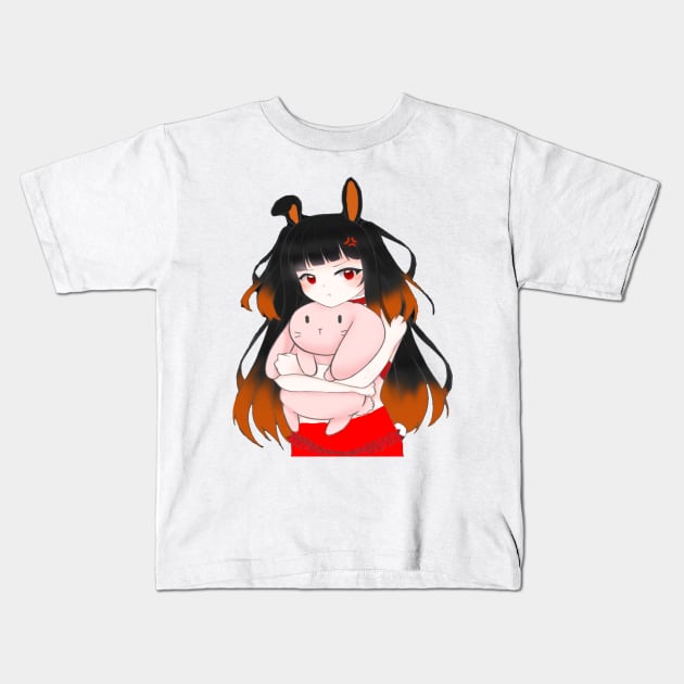young rabbit Kids T-Shirt by Store Linux8888
